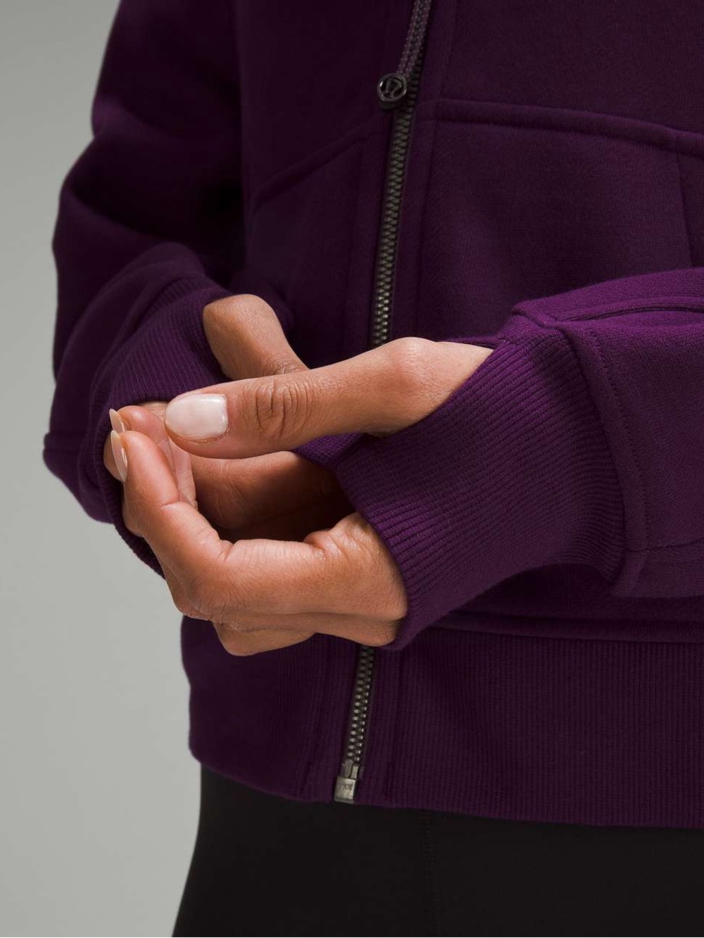 180. Lululemon Scuba Oversized Full-Zip Hoodie Dramatic Magenta XL XXL - Picture 6 of 13